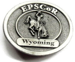 1995 Epascor Wyoming Western Heritage Co Encampment WY 327-5702 Belt Buckle - £61.85 GBP