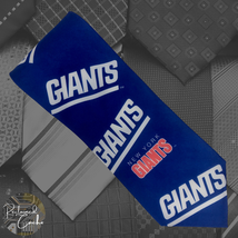VTG Game Day Blue NFL New York Giants Football Pointed Necktie Vintage 1993 Tie - £15.81 GBP