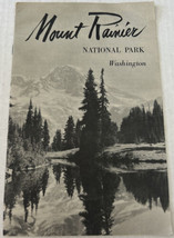 Mount Rainier National Park Washington National Park Service Vtg Brochure 1955 - £16.03 GBP