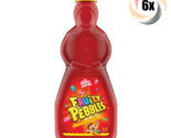 6x Bottles Mrs. Butterworth&#39;s Fruity Pebbles Flavored Syrup  | 24 fl oz | - $52.70