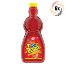 6x Bottles Mrs. Butterworth&#39;s Fruity Pebbles Flavored Syrup  | 24 fl oz | - $52.70