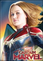 Captain Marvel Movie Carol as Captain Marvel Refrigerator Magnet NEW UNUSED - $3.99
