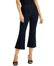 $70 Inc International Concepts Womens High Rise Crop Flare Pull-On Jean Blue 8 - $44.55