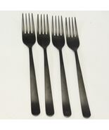 Herdmar Oslo Black Dinner Forks Matte 8 1/4&quot; 18/10 Lot of 4 - €66,82 EUR