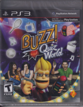 Buzz Quiz World (Sony PlayStation 3, 2009) party trivia game, multiplayer, NEW - £10.01 GBP