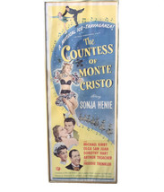 Vintage 1948 Sonja Henie Countess Of Monte Cristo Movie Poster Skating 1... - $70.13