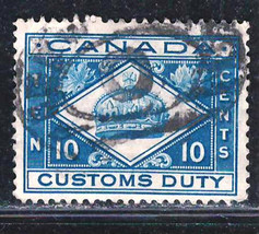 Canada 1912 Revenue Custom Duty Used Stamp FCD4 &quot;Crown &quot; - £0.57 GBP