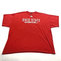 Vintage Ohio State Buck Football Team Nike Embroidered Red T Shirt Mens XXL - £15.52 GBP