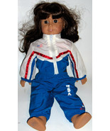 American Girl Doll  Brown Hair Brown Eyes USA  2004 Gymnastics Outfit  (... - £68.95 GBP