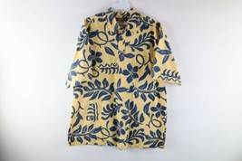 Vintage 70s Rockabilly Mens XL Floral Hawaiian Short Sleeve Pullover Shirt USA - £63.26 GBP