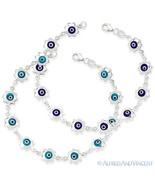 Evil Eye Glass Bead Sun Charm Turkish Nazar Greek .925 Sterling Silver B... - €27,06 EUR Evil Eye Glass Bead Sun Charm Turkish Nazar Greek .925 Sterling Silver B... - €27,06 EUR