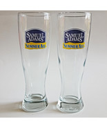 2 Samuel Adams Summer Ale Now In Season Beer Glasses Set of 2 Pilsner Pu... - £14.30 GBP
