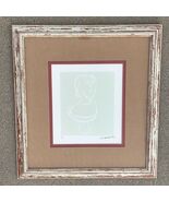 S ROMAN Original 1970s ABSTRACT MODERN Signed Linocut Print  "II* Picass... - $465.30