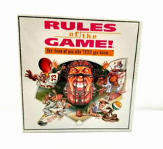 Vintage Rules of the Game Sports Trivia Board Game 1995 NEW SEALED - £8.00 GBP