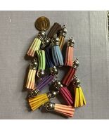 14pc Mixed Velvet Tassel Pendant Charm Bag Key Chain Decor Craft Jewelry... - $6.98 CAD