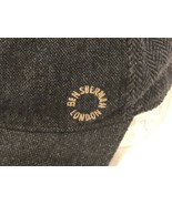 Ben Sherman Gray Wool Blend Baseball Style Cap W/Leather Strap OSFA Pre ... - £22.11 GBP