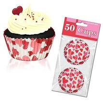 Heart Cupcake Cups - Unit of 50 - $3.79