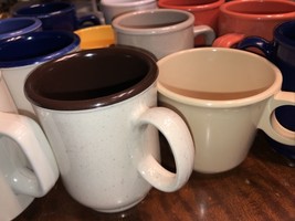 Vintage Melamine Mugs Cups Set of 18 Coffee Tea new good mix Prolon Mugs - $71.28