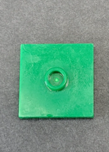 1 - LEGO Part 87580 Plate Bright Green 2x2 w/ Groove &amp; 1 Stud in Center - $0.98