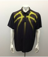 And1 Men&#39;s XL Polyester Gray Green Short Sleeve Polo Shirt - $7.92
