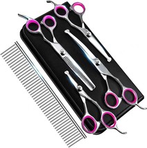 Pet Professional Dog Grooming Clippers Kit For Dog Cat Hair Trimmer Scissors Set - £12.46 GBP