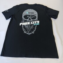 Banjo Park City Utah Men's Black Cotton Graphic T-Shirt Short Sleeve Size Large image 13