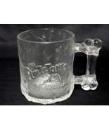 Vintage McDonald&#39;s 1993 The Flintstones Frosted Bone Handle Mug Cup - Si... - $8.78
