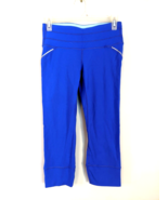 Athleta Women&#39;s Size XS Relay Capri Athletic Leggings Blue - £7.53 GBP