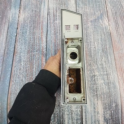 Lincoln E0VB14A568A 1981-1984 Town Car LH Rear Door Switch Ashtray Bezel Trim OE Item image 2