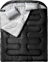 Larger Than Queen Size Double Sleeping Bag - Portable &amp; Reversible with ... - $163.30