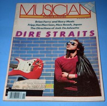 Dire Straits Musician Magazine Vintage 1980 Mark Knopfler Brian Ferry R. Fripp - £19.53 GBP