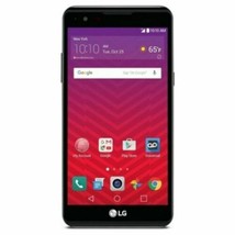 NEW Virgin Mobile LG X Charge Smartphone LGSP320AVP Titan Black 16GB 5.5... - $49.45