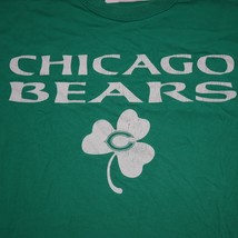 NFL Shirt Mens M Green Chicago Bears Team Apparel Crew Neck Casual Tee - $10.87