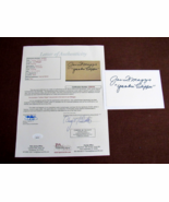 JOE DIMAGGIO YANKEE CLIPPER YANKEES HOF SIGNED AUTO VINTAGE INDEX CUT JS... - €687,78 EUR
