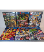 JUSTICE LEAGUE, THE FLASH,  COSMIC CLASH, NINJAGO - 6 LEGO DVDs - FREE S... - £27.37 GBP