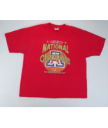 Vintage Arizona Wildcats Shirt Mens Large Red National Champions 1997 Pr... - £11.25 GBP