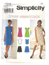 Simplicity Sewing Pattern 7509 Derss Top Skirt Misses Size 10-14 - £7.10 GBP