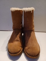 UGG Australia Classic Short Boot Womens Size 8 Chestnut Sheepskin Lined # 5825 - £27.69 GBP