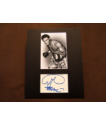 GEORGE FOREMAN BOXING HEAVYWEIGHT HOF SIGNED AUTO MATTED 8 X 10 CUT &amp; PH... - $3,763.16 MXN