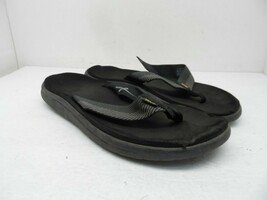 Teva Men&#39;s Voya Flip-Flops 1019050 Black/Grey Size 10M - £11.34 GBP