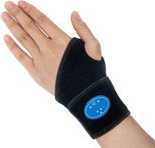 Wrist Brace for Carpal Tunnel,Adjustable Wrist Support for Arthrit (1 Pcs,Black) - £9.94 GBP