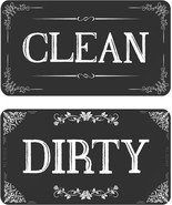 Dishwasher Magnet Clean Dirty Sign - Super Strong Clean/Dirty Dishwasher... - £10.27 GBP