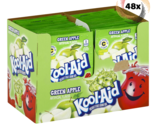 Full Box 48x Packets Kool-Aid Green Apple Caffeine Free Soft Drink Mix |... - £20.70 GBP