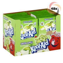 Full Box 48x Packets Kool-Aid Green Apple Caffeine Free Soft Drink Mix | .22oz - £20.59 GBP
