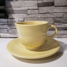 Fiestaware Sunflower Yellow Coffee Tea Cup Mug Saucer Plate Fiesta HLC USA - £7.07 GBP