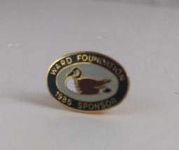 Vintage Ward Foundation 1986 Sponsor Lapel Hat Pin - £6.24 GBP