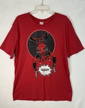 Deadpool Tacos Marvel Loot Crate Exclusive Red T-Shirt Size XL - £7.33 GBP