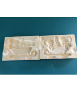 Alberta  #A127 - Mice in Sleigh Ornament Ornament Ceramic Mold - $5.50