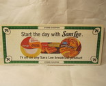 1970 Unused Store Coupon: 7c off Sara Lee Breakfast products - $5.00