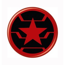 Winter Soldier Symbol Button Red - £6.39 GBP